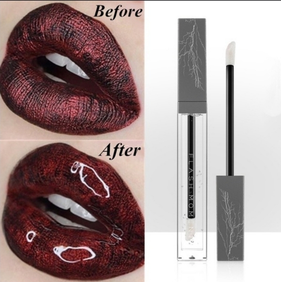 flash moment Other - Clear Liquid Glass Transparent Lip Top Coat Gloss